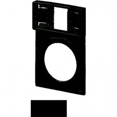 Q25TS-01 046184 EATON ELECTRIC Träger, + Schild, blanko, schwarz, beschriftbar