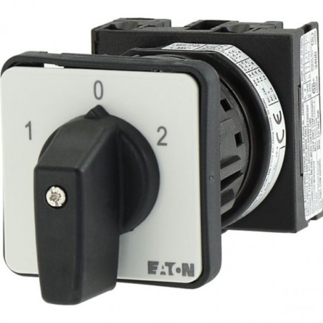 T0-1-8210/EZ 048337 0001417049 EATON ELECTRIC Interruptor Conmutador 2 polos 20 A Placa indicadora: 1-0-2 60..