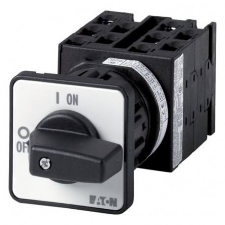 T0-5-8281/EZ 050717 EATON ELECTRIC Step switches, Contacts: 9, 20 A, front plate: 0-3, 45 °, 3 steps, 45°, m..