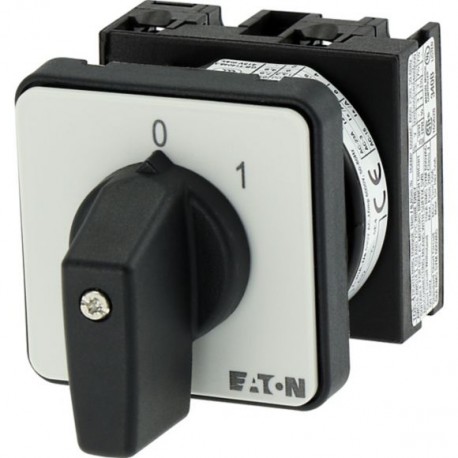 T0-1-15402/E 053092 0001456252 EATON ELECTRIC ON-OFF switches, Contacts: 2, 20 A, front plate: 0-1, 45 °, ma..
