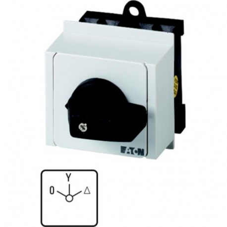 T0-4-8410/IVS 064945 EATON ELECTRIC Star-delta switches, Contacts: 8, 20 A, front plate: 0-Y-D, 60 °, mainta..
