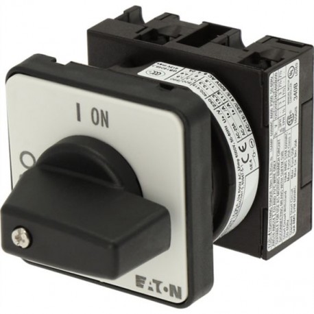 T0-1-8200/E 067352 Y7-67352 EATON ELECTRIC Interruptor seccionador ON-OFF 1 polo 20 A 90 ° Montaje empotrado