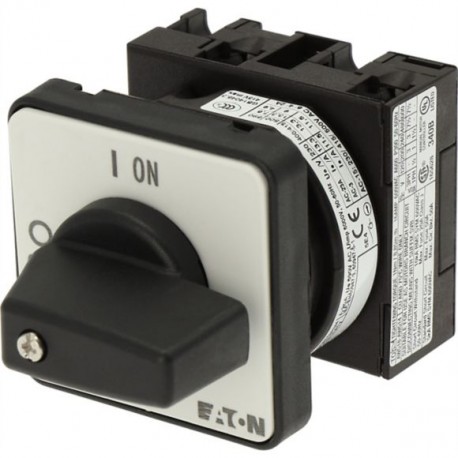 T0-1-8200/E 067352 0001456240 EATON ELECTRIC Interruptor seccionador ON-OFF 1 polo 20 A 90 ° Montaje empotra..