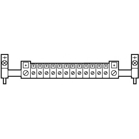 N43RS18 067735 Y7-67735 EATON ELECTRIC Sbarra N per cassetta portafusibili