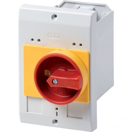 E-PKZ0-GR 072908 EATON ELECTRIC Insulated enclosure, flush mounting, rotary handle red yellow, IP55 x