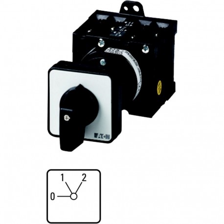 T3-1-91/Z 073728 Y7-73728 EATON ELECTRIC Interruptor de escalones para calefacción 2 polos 32 A Placa