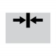 55LQ18 086817 EATON ELECTRIC Placa indicadora Transparente Inscripción: Símbolo "Apretar" Para RMQ16 18x18