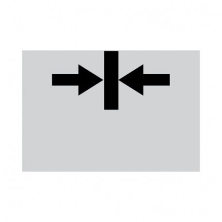 55LQ18 086817 EATON ELECTRIC Placa indicadora Transparente Inscripción: Símbolo "Apretar" Para RMQ16 18x18