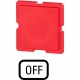 217TQ25 090911 Y7-90911 EATON ELECTRIC Capsula, rossa, OFF