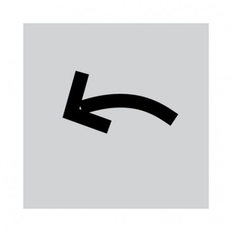 912LQ18 091088 EATON ELECTRIC Insert label, transparent, arrow symbol