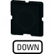 273TQ25 091152 EATON ELECTRIC Button plate, black, DOWN