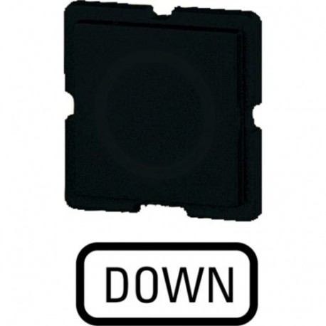 273TQ25 091152 EATON ELECTRIC Button plate, black, DOWN