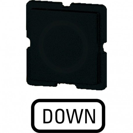 273TQ25 091152 Y7-91152 EATON ELECTRIC Étiquette, noire, DOWN