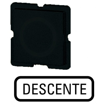 373TQ25 092775 EATON ELECTRIC Étiquette, noire, DESCENTE
