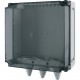 KST44-200 093504 0002502345 EATON ELECTRIC Panel enclosure, with gland plate and cable glands, HxWxD 375x375..