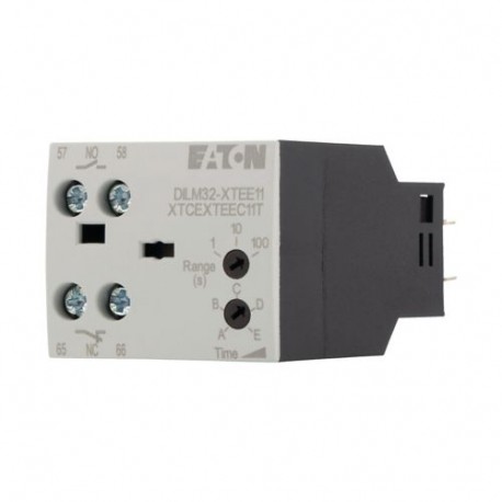 DILM32-XTEE11(RAC130) 101441 Y7-101441 EATON ELECTRIC Modulo temporizzatore, 100-130VAC, 0.1-100s, ritardato..