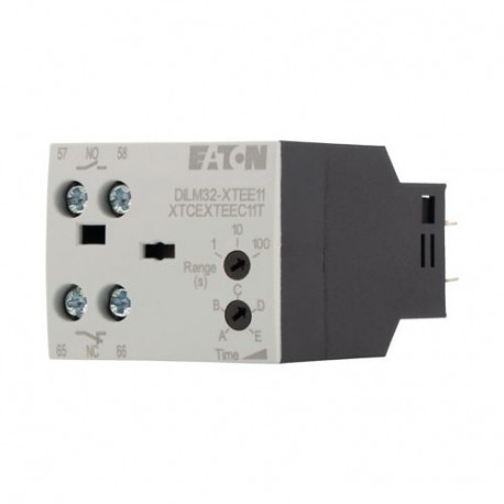 DILM32-XTEE11(RAC240) 101442 XTCEXTEEC11B EATON ELECTRIC Timer module, 200-240VAC, 0.1-100s, on-delayed