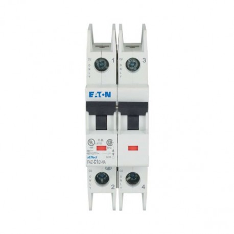 FAZ-C1/2-NA 102158 Y7-102158 EATON ELECTRIC Interruttore LS, 1A, 2p, curva caratteristica C, AC