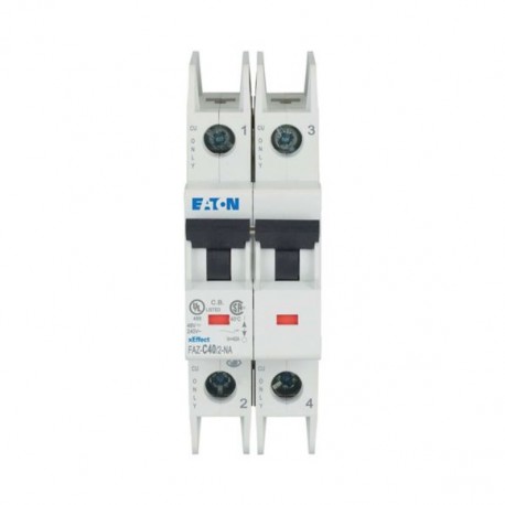 FAZ-C40/2-NA 102176 Y7-102176 EATON ELECTRIC Interruttore LS, 40A, 2p, curva caratteristica C, AC