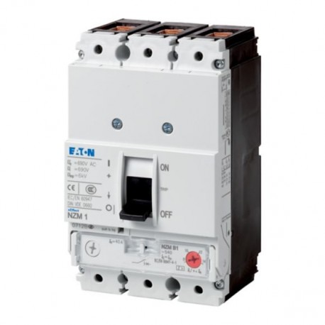 NZMB1-S12-CNA 103021 EATON ELECTRIC disjuntor sem relé térmico, 3P, Iu: 12A