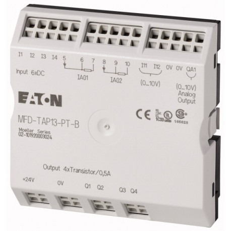 MFD-TAP13-PT-B 106046 0004519718 EATON ELECTRIC Module d'E/S avec acquisition de temp.,plage B,6 entr. TOR (..