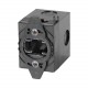 M22-ADC4 106524 M22-ADC4Q EATON ELECTRIC Adattatore di fissaggio, con protezione dalla polvere, 4 posizioni