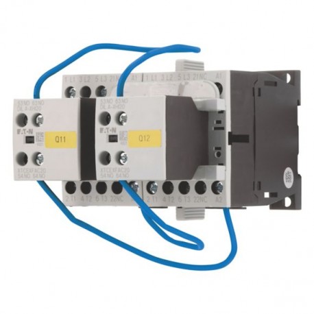 DIULM9/21(24VDC) 107022 XTCR009B21TD EATON ELECTRIC Reversing contactor combination, 3p, +2S free, 4kW/400V/..
