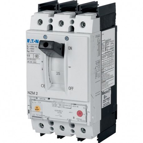 NZMH2-AF250-BT-NA 107828 EATON ELECTRIC Interruptor automático NZM, 3P, 250A, terminales brida, NA