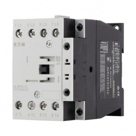 DILMP45-10(230V50/60HZ) 109825 XTCF045C10G2 EATON ELECTRIC Contactor de potencia Conexión a tornillo 4 polos..