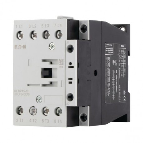 DILMP45-10(RDC24) 109840 XTCF045C10TD EATON ELECTRIC Contactor de potencia Conexión a tornillo 4 polos + 1 N..