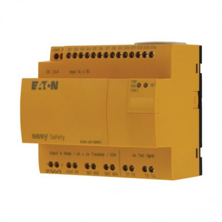ES4P-221-DMXX1 111016 0004521511 EATON ELECTRIC Реле безопасности easySafety , 24VDC , 14DI , 4DO -Транс, 1D..