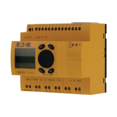 ES4P-221-DMXD1 111017 0004521512 EATON ELECTRIC Safety relay, 24 V DC, 14DI, 4DO-Trans, 1DO relay, display, ..