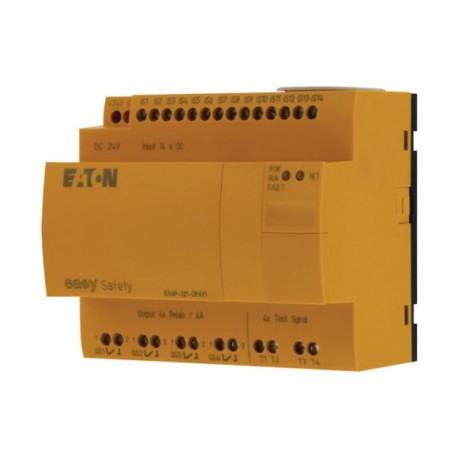 ES4P-221-DRXX1 111018 Y7-111018 EATON ELECTRIC Rele programable de seguridad ES4P 24 V DC 14 EDS, 4SRS Sin p..