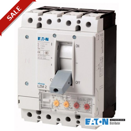 LZMC2-4-VE250/160-I 111953 EATON ELECTRIC Interruptor magnetotérmico LZM, 4P, 250A, 160A