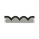 XLST2J12D 115241 Y7-115241 EATON ELECTRIC Bottom plate, for WxD 120x90-105mm, jagged +foam rubber