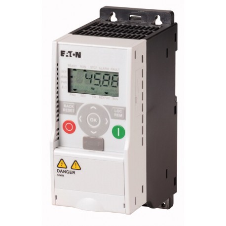 MMX12AA1D7F0-0 121363 EATON ELECTRIC Convertitore di frequenza, 1p, 230 V, 1,7A, 0.25kW