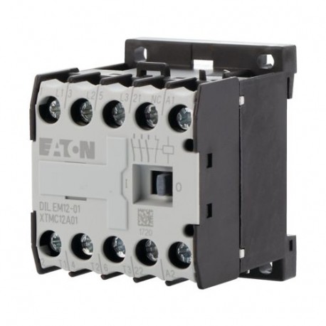 DILEM12-01(24V50/60HZ) 127095 Y7-127095 EATON ELECTRIC XTMC12A01T Minicontactor 3P, 5,5kW / (AC-3,400V)
