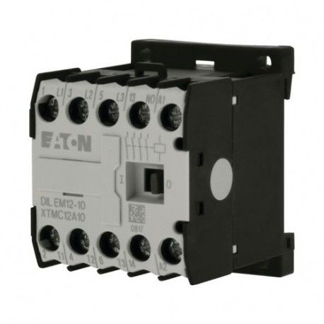 DILEM12-10-G(24VDC) 127132 EATON ELECTRIC Миниконтактор 12А, управляющее напряжение 24В (DC), 1НO доп. конта..