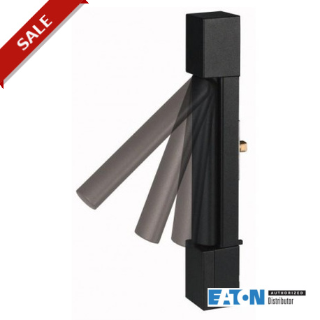 DH-COMF 133107 EATON ELECTRIC Klapp-Drehgriff, schwarz, +Druckknopf, für Profilhalbzylinder