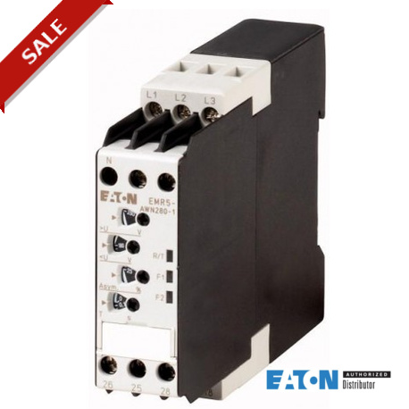 EMR5-AWN280-1 134233 EATON ELECTRIC Phasenwächter, Multifunktion, 2 W, 180 280 V 50/60 Hz