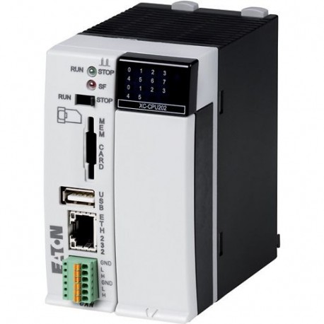 XC-CPU202-EC4M-8DI-6DO-XV 134238 XC-CPU202-EC4M-XV EATON ELECTRIC PLC XC202 Modular Programable con CODESYS ..