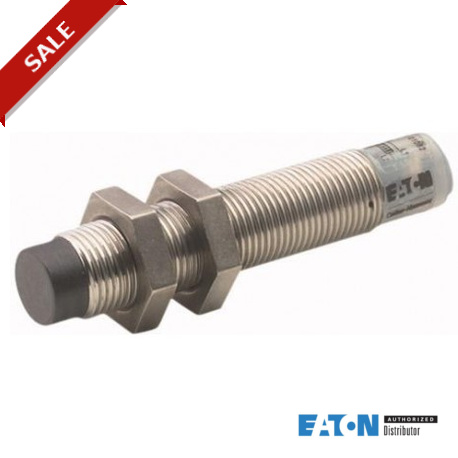 E57LAL12T111ED 136005 EATON ELECTRIC Détecteur de proximité, inductif, 1 s, Sn 4mm, 3L, 6-48VDC, PNP, M12, m..