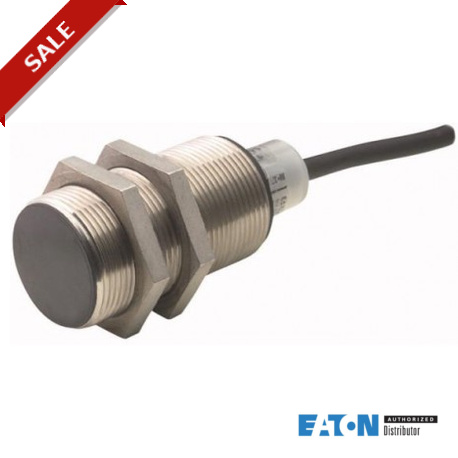 E57LAL30T110 136022 EATON ELECTRIC Proximity switch, inductive, 1N/O, Sn 15mm, 3L, 6-48VDC, NPN, M30, metal,..