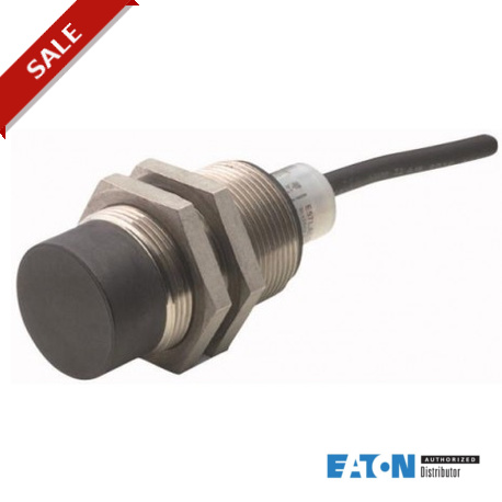 E57LAL30T110E 136023 EATON ELECTRIC Näherungsschalter, induktiv, 1S, Sn 15mm, 3L, 6-48VDC, NPN, M30, Metall,..