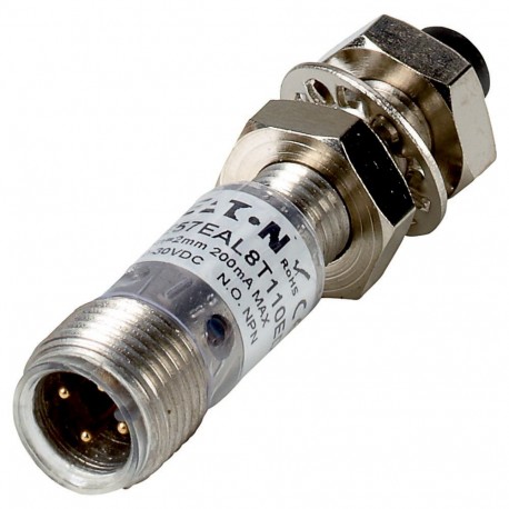 E57EBL8T110ED 136254 Y7-136254 EATON ELECTRIC Detector de proximidad Inductivo 1 NC Sn 2 mm 3 L 10-30 V DC N..