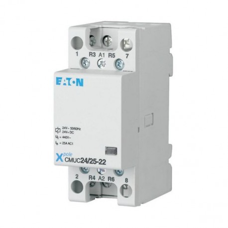 CMUC24/25-31 137400 EATON ELECTRIC Установочный контактор 24 В перем. тока/пост. тока 3 замыкающих контакта ..