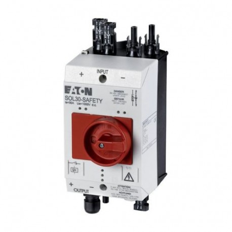 SOL30-SAFETY/2MC4-U(230V50HZ) 144122 EATON ELECTRIC Fireman's switch, 30A, MC4, UA 230V50Hz