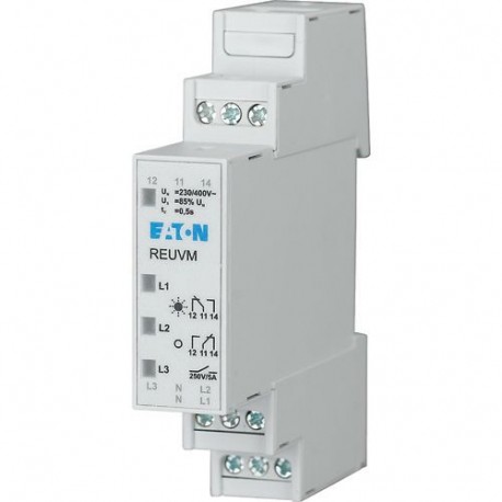 REUVM 148598 Y7-148598 EATON ELECTRIC REUVM REL+ CONTROLLO MINIMA TENS. 400V 1SC