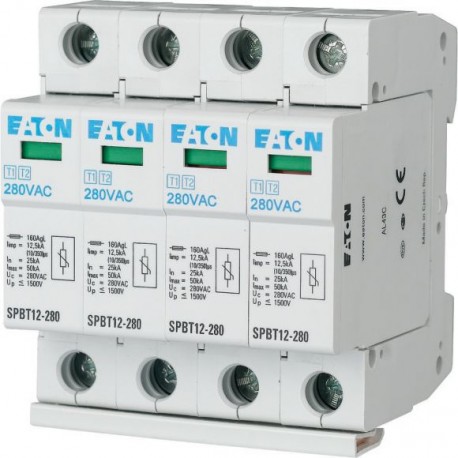 SPBT12-280/4 158331 Y7-158331 EATON ELECTRIC Protección de sobretensiones, TN-S kit, 4P