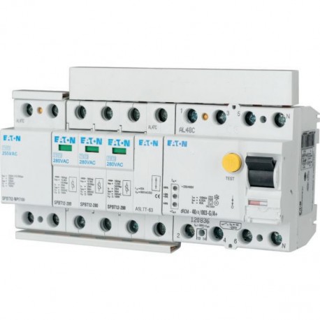 SPBT12-280-3+NPE/BB 158333 Y7-158333 EATON ELECTRIC Set scaricatore da fulmine/da sovratensione, TN-S/TT-Set..
